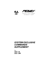 Peavey System Exclusive Command Supplement Owner's manual