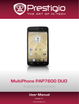 Prestigio MultiPhone 7600 DUO Owner's manual