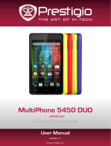 Prestigio MultiPhone 5450 DUO User manual
