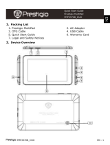 Prestigio MultiPad 7.0 HD Quick start guide