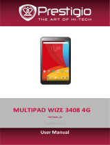 Prestigio MultiPad WIZE 3408 4G User manual