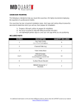 MB QUART NSB10V1 Soundbar User manual