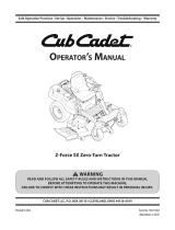 Cub Cadet 17AIDGJD010 User manual