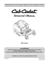 Cub Cadet 17AVCEDS710 User manual
