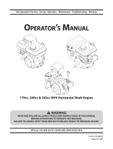 Yard Machines 179cc User manual