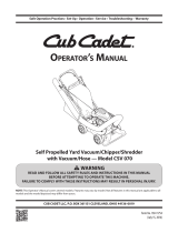 Cub Cadet 24A07MP710 User manual