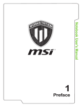 MSI WT73VR Owner's manual