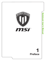 MSI WT72 (6th Gen) Owner's manual