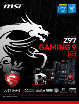 MSI Z97A GAMING 9 ACK Quick start guide