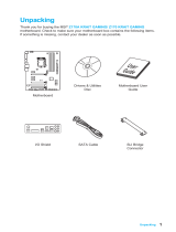 MSI Z170A KRAIT GAMING Owner's manual