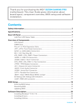 MSI B250M GAMING PRO Owner's manual