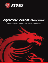 MSI Optix MAG272R Owner's manual