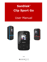SanDisk Clip Sport Go MP3 player User manual