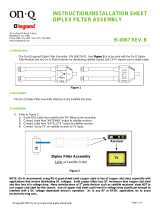 Legrand Diplex Filter Assembly - 364218-01 Installation guide