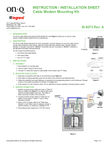 Legrand Cable Modem Operating instructions