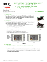 Legrand 4 x 12 Telecom Module w/RJ-31x & w/Configurable Primary Line - TM1478 / TM1475 Installation guide
