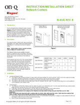 Legrand Advanced Network Center, Surface Mount, IS-0141 Operating instructions