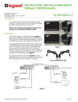 Legrand HDBase-T HDMI Extender Installation guide