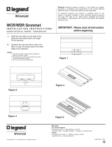 Legrand Walkercell Cellular Raceway Grommet - WCR/WDR Installation guide