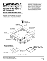 Legrand Walkerduct Junction Box Installation guide