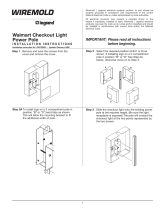 Legrand Walmart Checkout Light Power Pole Installation guide