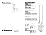 Legrand E86760 Type A, E86760WHTDJ Type ADJ, E86762 Type C Modular Tele-Power Pole Operating instructions