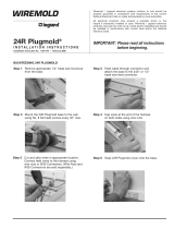 Legrand 24R Series Plugmold Multioutlet System Installation guide