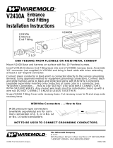 Legrand 2400 Series Small Raceway Entrance End Fitting - V2410A Installation guide