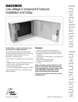 Legrand SWS Accessory Enclosure (HACCBOX) Installation guide