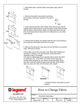 Legrand sfc_install_How-to-Change-Fabric (PDF) Installation guide