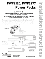 Legrand Power Packs, PWP2120 & PWP2277 Installation guide