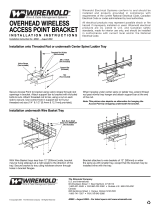 Legrand WAPBRKT Overhead Wireless Access Point Bracket Installation guide