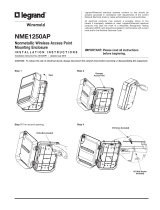 Legrand Nonmetallic Wall-Mounted Wireless Access Point Enclosure - NME1250AP Installation guide