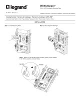 Legrand LMCP Accessory Mounting Plate Installation guide