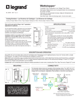 Legrand Correlated Color Temperature Low Voltage Timer Switch (Tri-Lingual) Installation guide