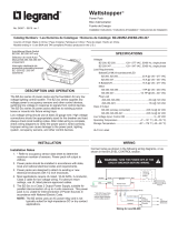 Legrand BZ-250 Power Pack (Trilingual) Installation guide