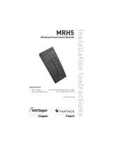 Legrand MRH5 Wireless House Scene Remote Installation guide