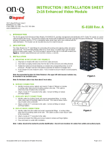 Legrand 2x16 Enhanced Video Module, IS-0180 Installation guide