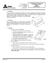 Legrand 1x16 Passive Video Module, IS-0179 Installation guide