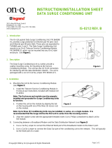 Legrand Data Surge Conditioning Unit, IS-0212 Installation guide