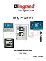 Legrand Unity Professional Services - Web Setup User guide