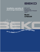 Beko CF6563W Owner's manual