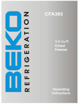 Beko CFA393 Owner's manual