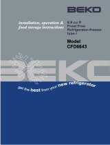 Beko CFD6643 User manual
