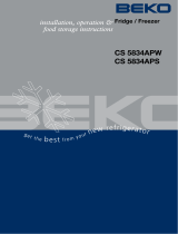 Beko CS5834AP Owner's manual