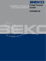 Beko CXF5083 Owner's manual