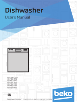 Beko DIN15311 Full Size Integrated Dishwasher Owner's manual