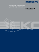 Beko FREEZ55F Owner's manual