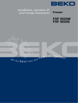 Beko FREEZ53F Owner's manual