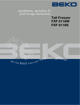 Beko FXF6118 Owner's manual